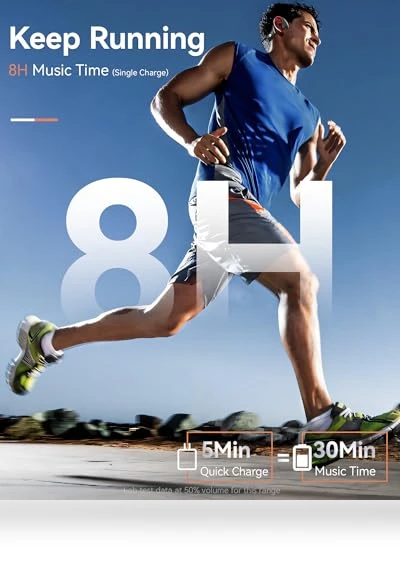 Open Ear Sport Headphones — In-Ear Headphones, DEMICEA
