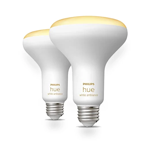 Smart 85W BR30 LED Bulb - White Ambiance Warm-to-Cool White Light - 4 Pack — LED, Philips Hue