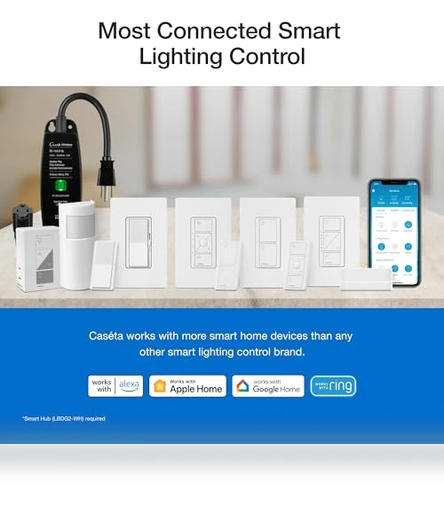 Smart Dimmer Switch Kit with Hub — Smart Home Hubs & Controllers, Lutron