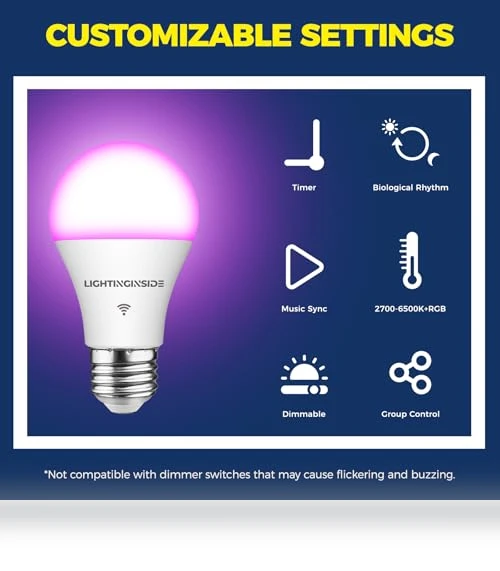 Smart Light Bulbs — LED, Lightinginside