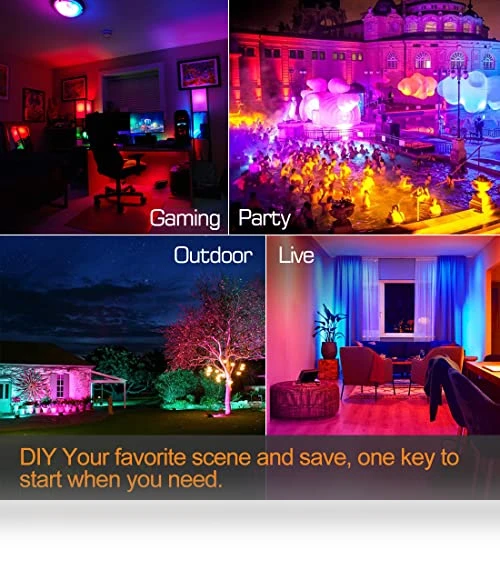 Smart RGB Landscape Lighting — Outdoor Security & Flood Lighting, MELPO