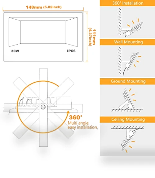 Smart RGB Landscape Lighting — Outdoor Security & Flood Lighting, MELPO