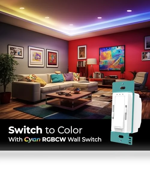 Smart RGB Recessed Lights with Smart Wall Switch — LED, Colorado Lighting