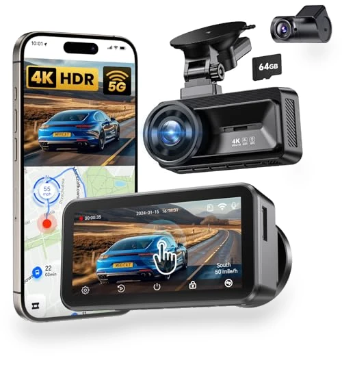 Touch Screen 4k Car Camera with STARVIS Sensor — Rearview Safety Systems, COOLCRAZY