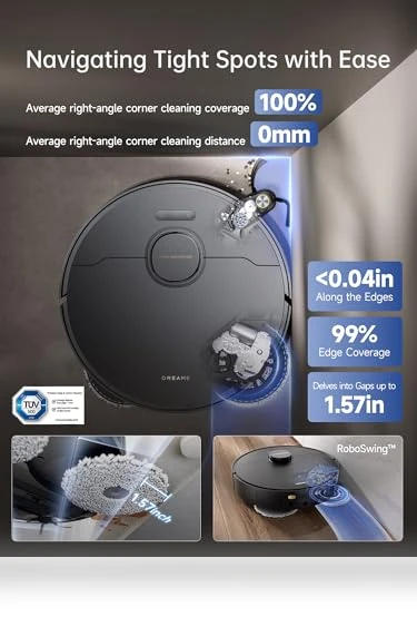 Ultra Robotic Vacuum with Removable & Liftable Mop — Smart Cleaning Robots, Dreame