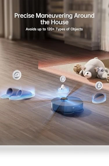 Ultra Robotic Vacuum with Removable & Liftable Mop — Smart Cleaning Robots, Dreame
