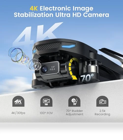 2 Axis Mechanical Gimbal EIS GPS Drone with Camera — Drones, DEERC