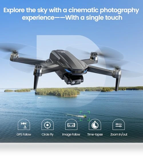 2 Axis Mechanical Gimbal EIS GPS Drone with Camera — Drones, DEERC