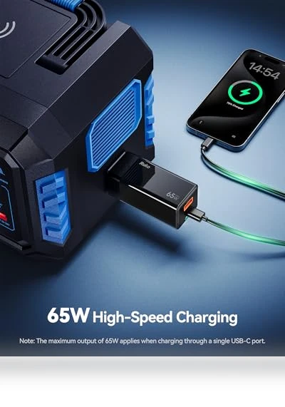 3-Port GaN Fast Charger Block — Chargers & Adapters, Ruko