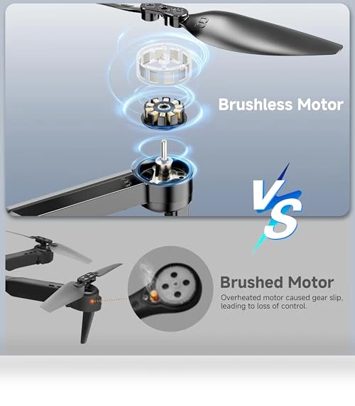 4K Camera Drone with Brushless Motor — Drones, PLEGBLE