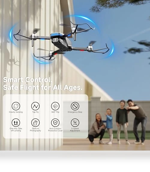 4K Camera Drone with Brushless Motor — Drones, PLEGBLE