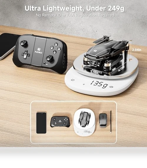 4K Camera Drone with Brushless Motor — Drones, PLEGBLE