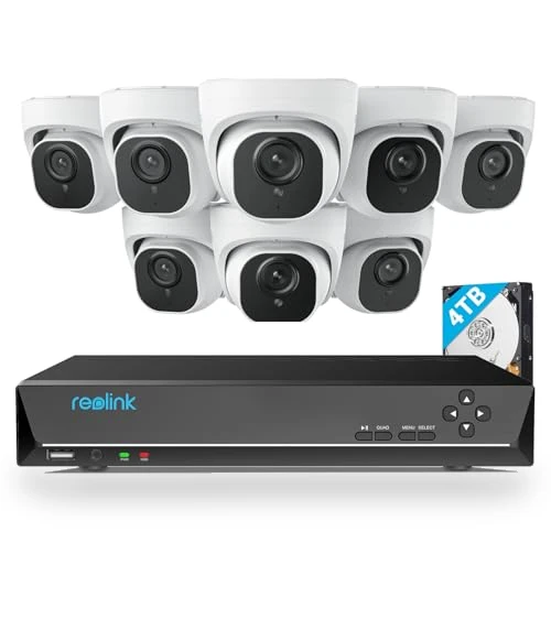 4K Security Camera System Wired — Security Cameras, Reolink