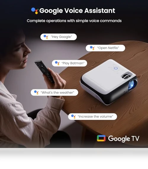 4K UHD Home Theater Smart Projector — Home Theater Projectors, HAPPRUN
