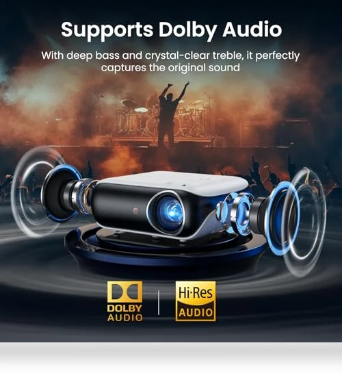 4K UHD Home Theater Smart Projector — Home Theater Projectors, HAPPRUN