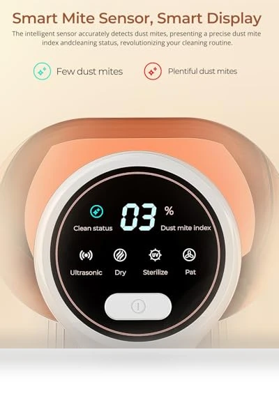 Bed Vacuum Cleaner with Dust Sensor — Vacuums, JIGOO