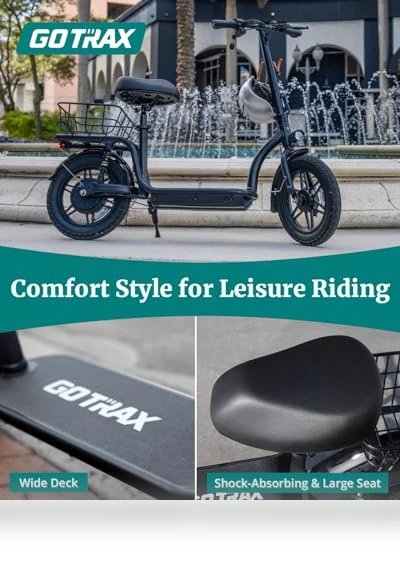 Electric Scooter with Seat — Electric Vehicles, Gotrax