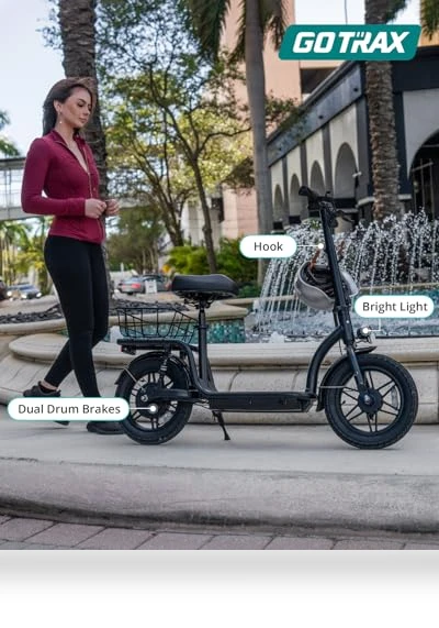 Electric Scooter with Seat — Electric Vehicles, Gotrax