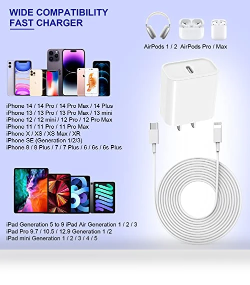Extra Long 10FT iPhone Fast Charger — Charging Solutions