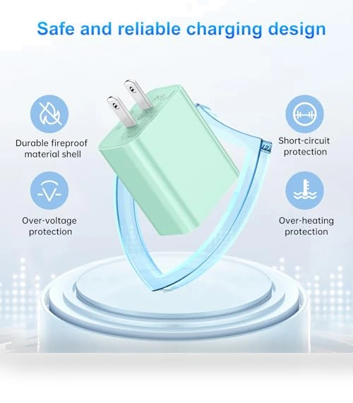 Fast Charging USB C Wall Charger with Lightning Cable — Chargers, Dayaoncy