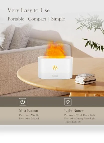 Flame Air Diffuser Humidifier — Diffusers, Aegci