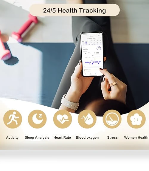 Health Fitness Tracker Ring — Smartwatches, NESSTFUN