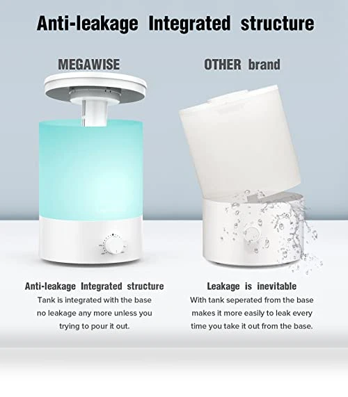 Healthy Top-Refill Cool Mist Humidifier — Air Moisturizers, MEGAWISE
