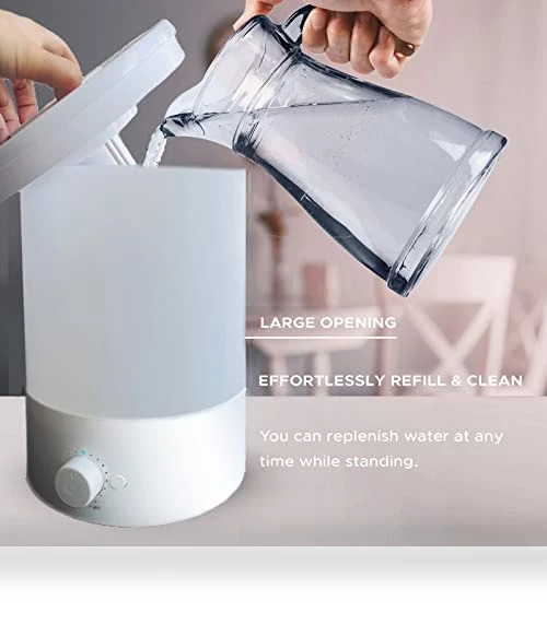 Healthy Top-Refill Cool Mist Humidifier — Air Moisturizers, MEGAWISE