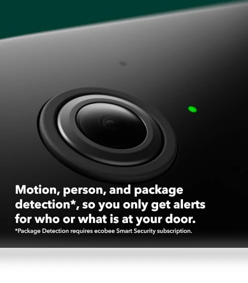 Home Security Bundle with Smart Doorbell Camera, SmartSensor, and SmartCamera — Smart Home Security, ecobee