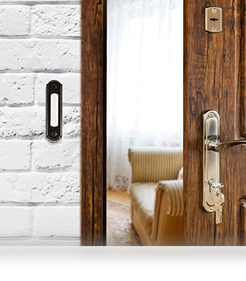 LED Lighted Metal Door Chime Push Button — Push Buttons, Newhouse Hardware
