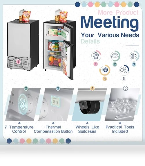 Mini Fridge with Freezer — Mini Fridges, Tehanld