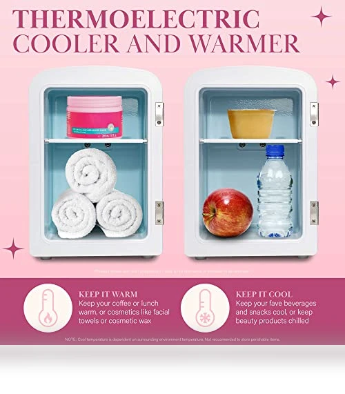 Mini Refrigerator and Personal Beauty Fridge — Cooling Solutions, Paris Hilton