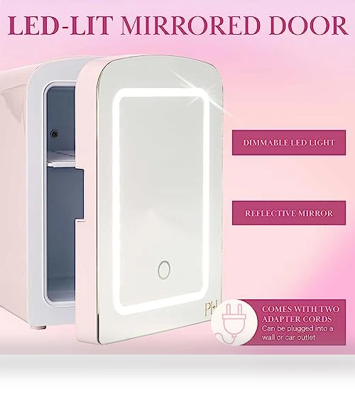 Mini Refrigerator and Personal Beauty Fridge — Cooling Solutions, Paris Hilton