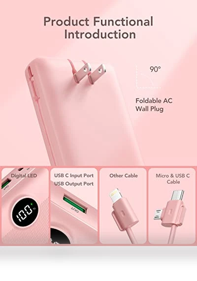 Portable Charger 20000mAh with Fast Charging — Chargers, VRURC