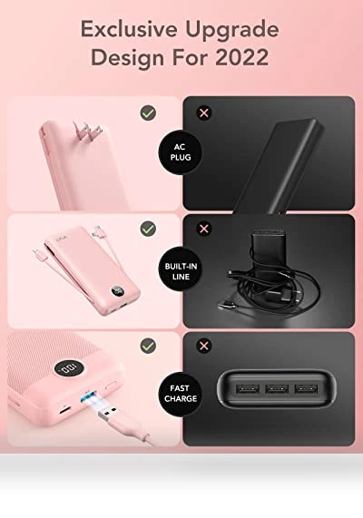 Portable Charger 20000mAh with Fast Charging — Chargers, VRURC