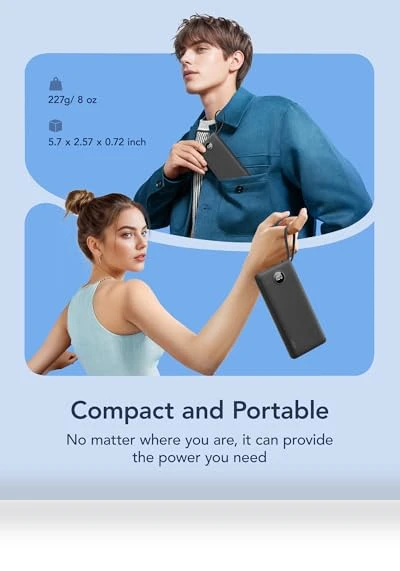 Portable Charger with Built in Cables — Charging Solutions, VRURC