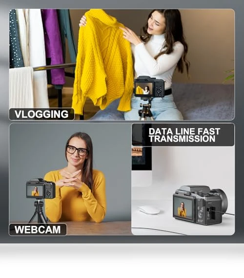 Professional Digital Camera for Photography Autofocus — Compact Digital Cameras, NBDDIGITAL