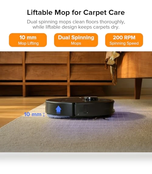 Robot Vacuum and Mop with FlexiArm Design — Smart Cleaning Robots, Roborock