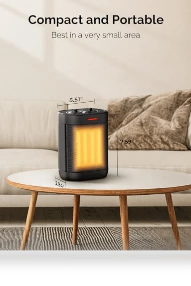 Small Space Heater — Portable Heating Solutions, Pereysi