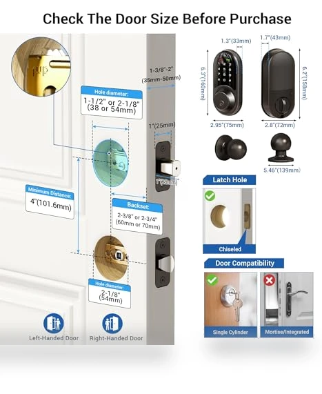 Smart Locks for Front Door — Accessories, Veise
