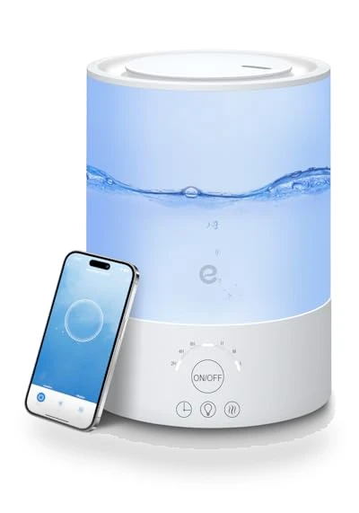 Smart WiFi Air Humidifier with Diffuser and Nightlight — Air Moisturizers, Esemoil