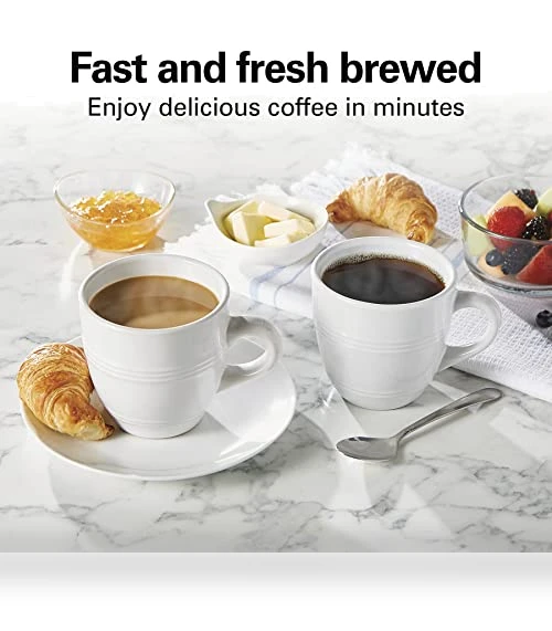 The Scoop Single Serve Coffee Maker & Fast Grounds Brewer — Electric Blade Coffee Grinders, Hamilton Beach