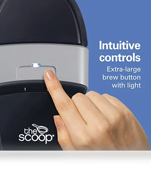 The Scoop Single Serve Coffee Maker & Fast Grounds Brewer — Electric Blade Coffee Grinders, Hamilton Beach