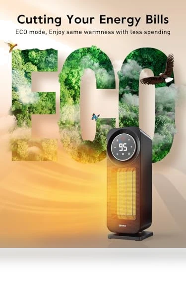 Touch Panel Space Heater — Home Climate Control, GiveBest