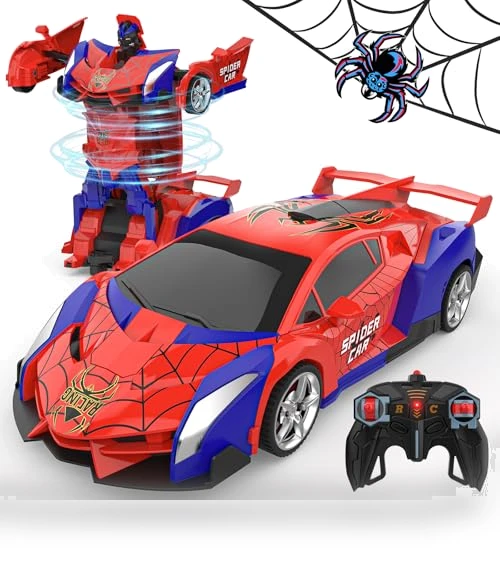 Transform RC Cars with 360° Rotation — Interactive Figures & Robots, BLUEJAY
