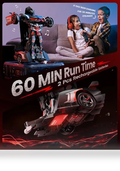 Transform Robot RC Car — Interactive Figures & Robots, Veeniix