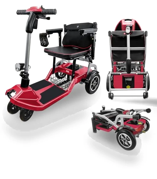 Ultra Lightweight Electric Powered Folding 4 Wheel Mobility Scooter — Mobility Scooters, ZiiROBOT