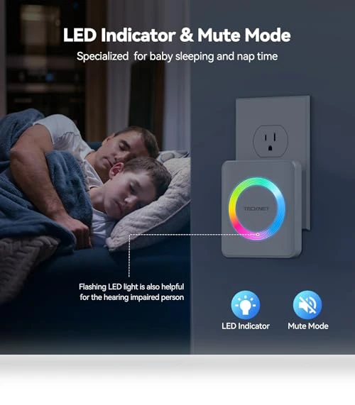 Wireless Doorbell — Chimes, TECKNET