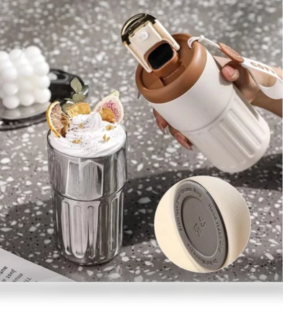 Coffee Thermos With Temperature Display — Beverage Warmers