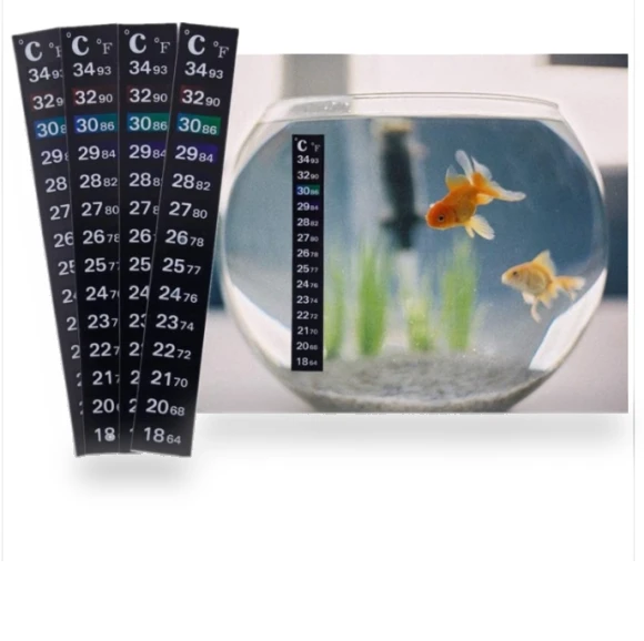 Digital Aquarium Fish Tank Refrigerator Thermometer Sticker — Thermometers
